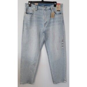 Levi's Jeans Men's W36/L32 Blue Flex 550 Paint Marks Relaxed-Fit Denim Pants